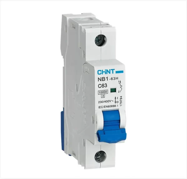 Chint 10kA 1P 63A Breaker C-Curve