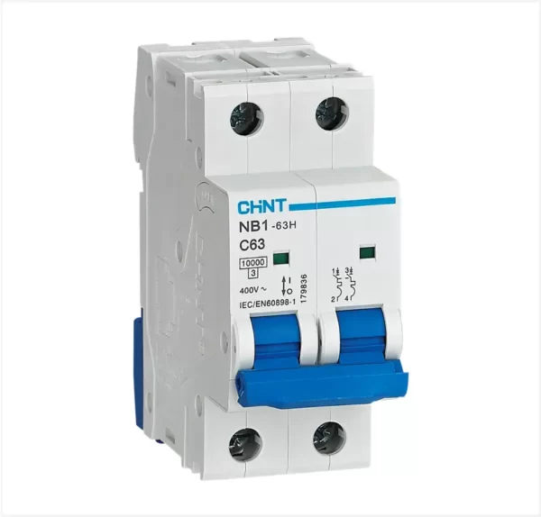 Chint 10kA 2P 63A Breaker C-Curve