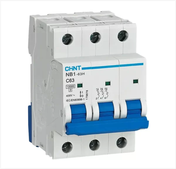 Chint 10kA 3P 63A Breaker C-Curve