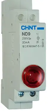 Product: Chint Single Indicator Light Red 230V