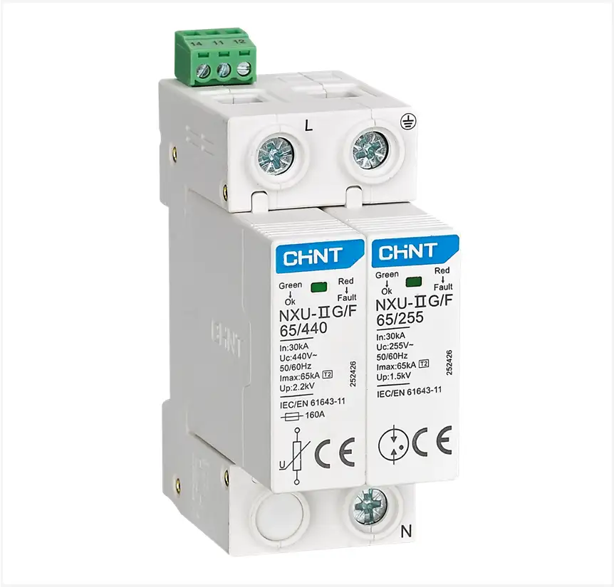Product: Chint Class 2 Surge Arrestor 40kA 275V 2P