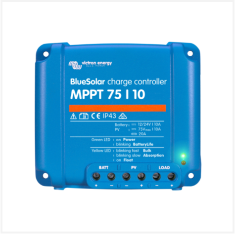 Product: Victron Energy MPPT BlueSolar 75V/10A- Retail
